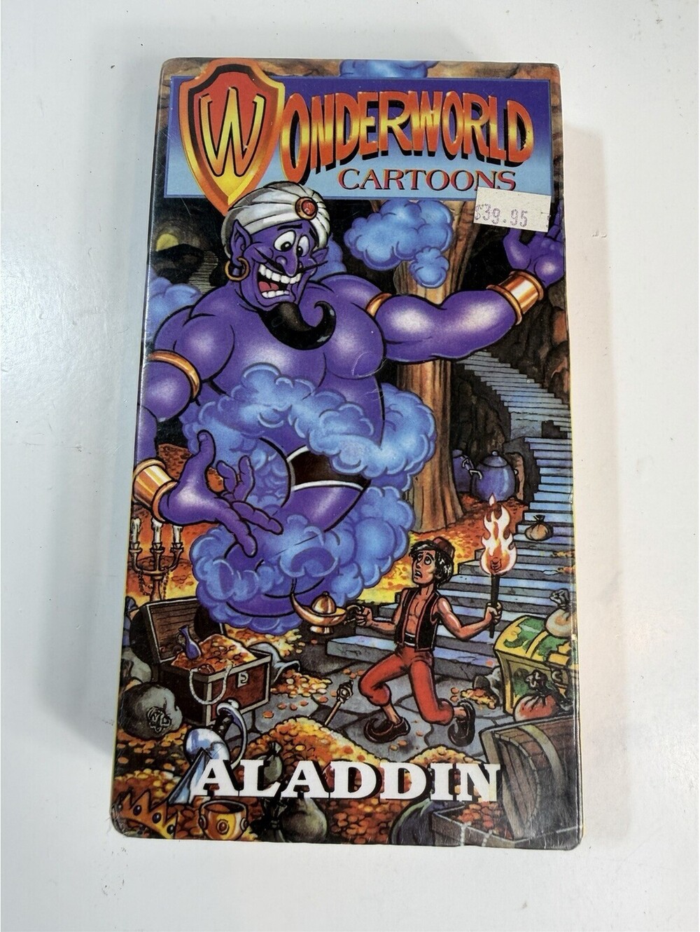 Rare Sealed Aladdin Wonderworld Cartoons 1993 VHS Tape Brand New